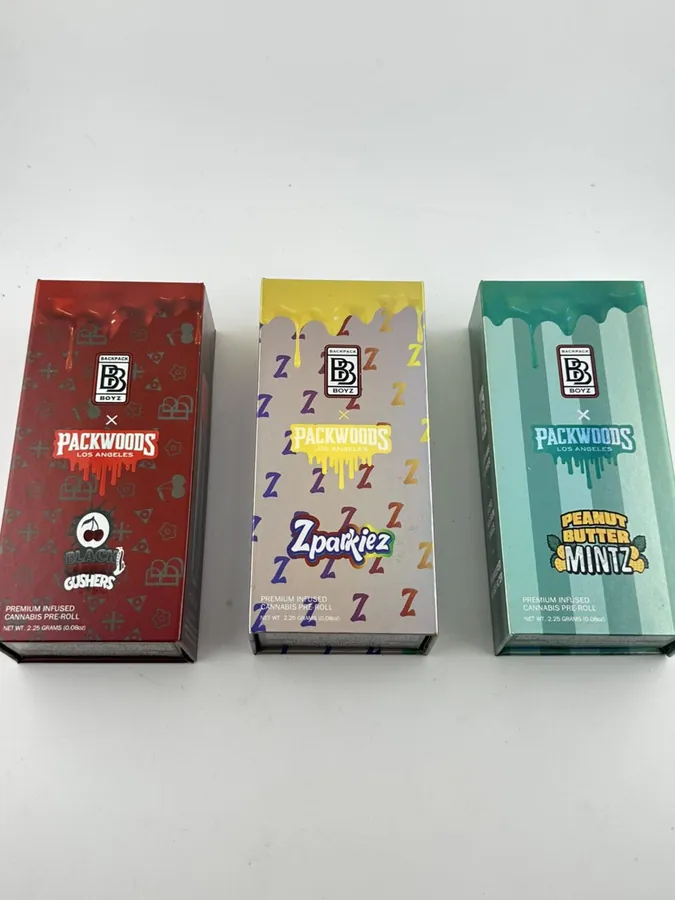 THCCarts BACKPACK BOYZ X PACKWOODS PRE ROLLS – 2G