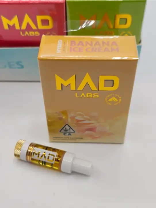 THCCarts BANANA ICE CREAM (HYBRID)| 2 GRAM CARTRIDGE