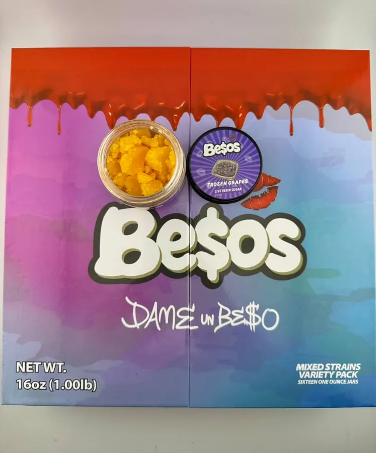 THCCarts Besos Extracts Sugar Wax 16oz