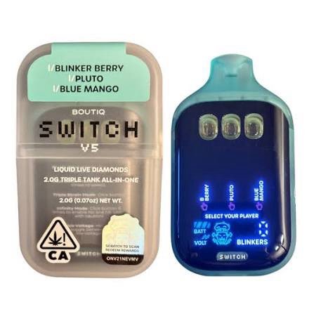 Boutiq Switch “BLINKER BERRY” × “PLUTO” × “BLUE MANGO” (INDICA)