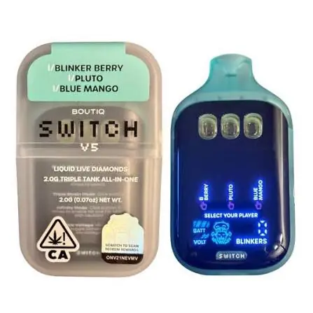Boutiq Switch “BLINKER BERRY” × “PLUTO” × “BLUE MANGO” (INDICA)