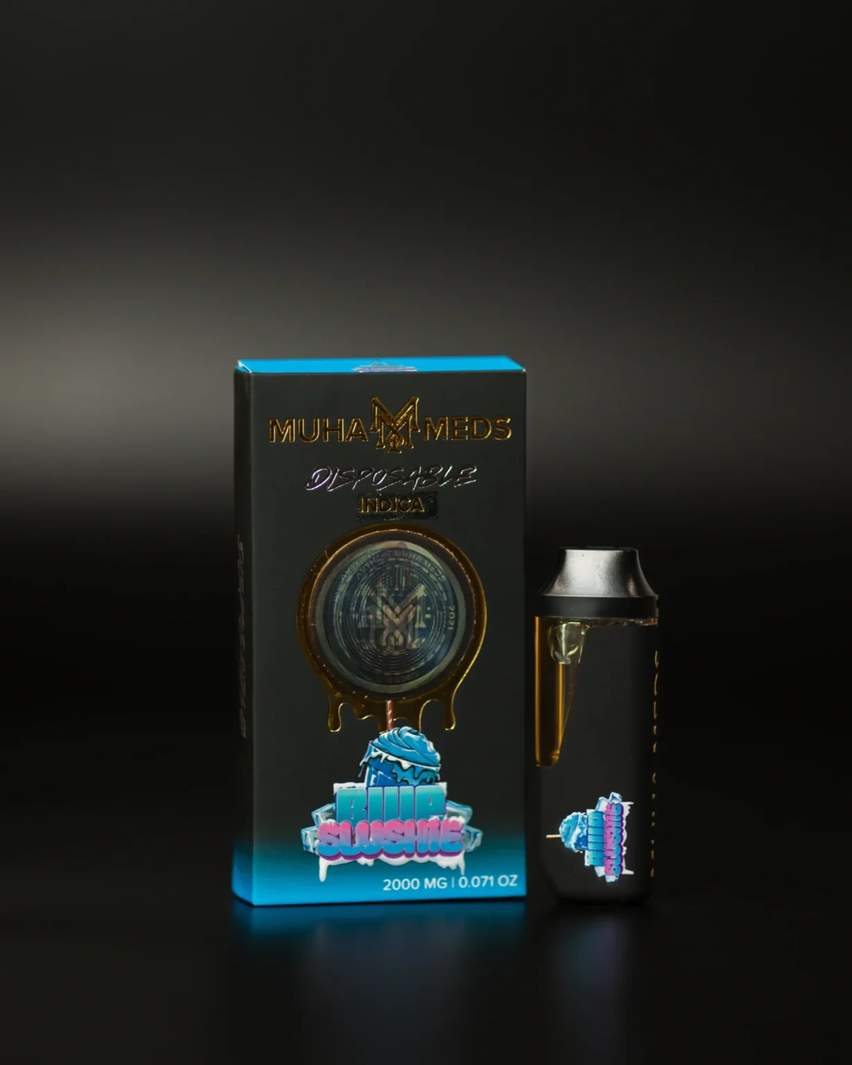 THCCarts BLUE SLUSHIE | INDICA 2000MG THC