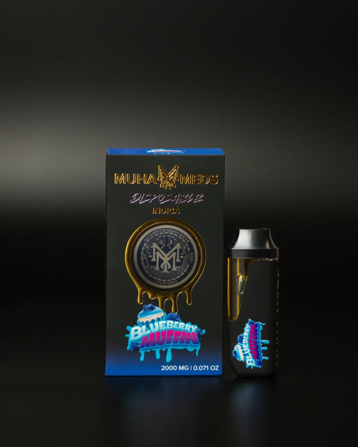 THCCarts BLUEBERRY MUFFIN | INDICA 2000MG THC