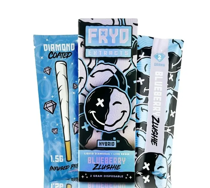 Fryd Blueberry Zlushie With Preroll