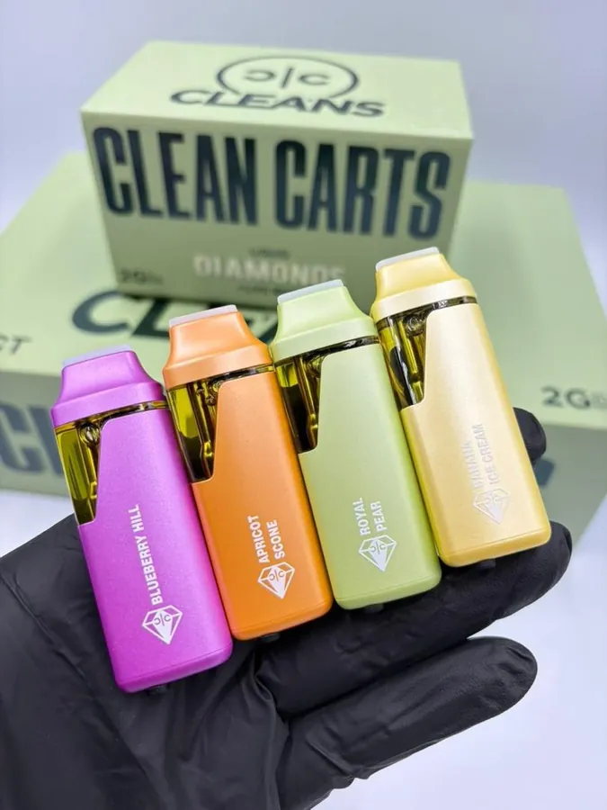 THCCarts Clean Carts Spring Green Disposable 2G – Cycling Edition