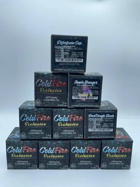 THCCarts Coldfire Exclusive Artisanal Cannabis Oil 1G