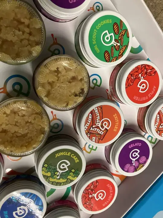THCCarts Colors Live Resin Sugar 1 Ounce Jars Concentrate