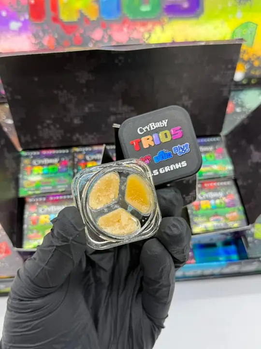 THCCarts Crybaby Trios Wax – Micro diamonds 3.5G