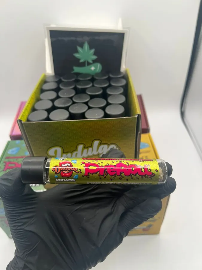 THCCarts Devour 2G Diamond Coated Pre Rolls