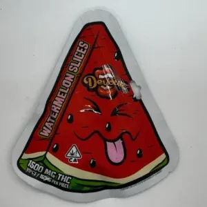 THCCarts Devour Gummies Watermelon Slices 1500mg THC