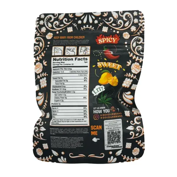 THCCarts Devour Hard Candy Gummies (500 mg THC)