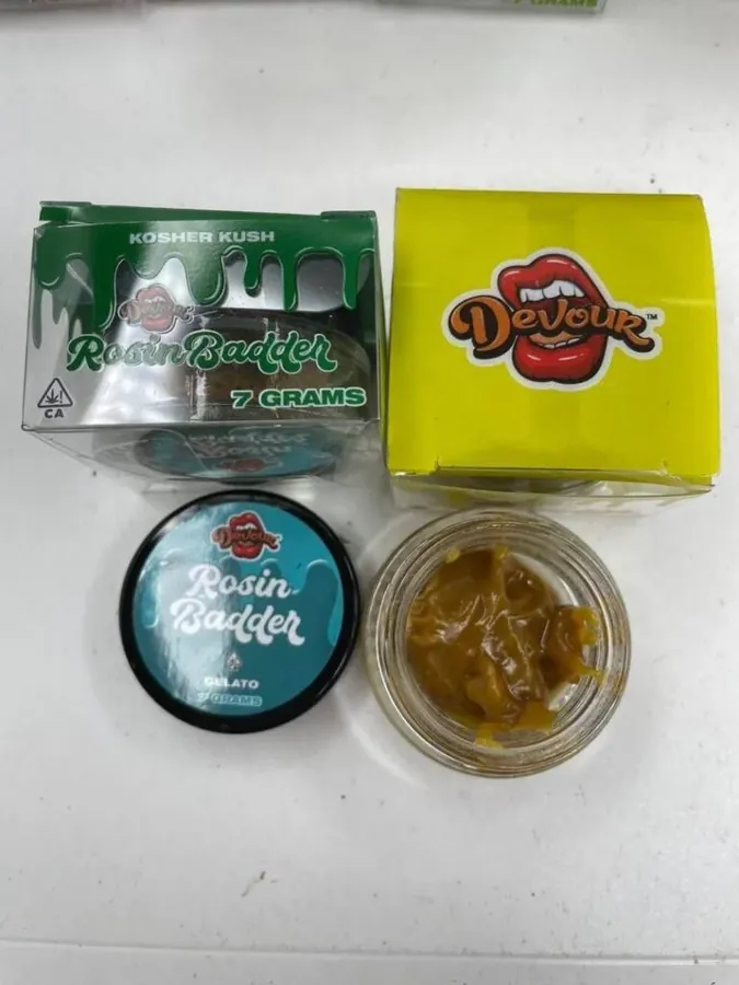 THCCarts Devour Rosin Badder 7 Grams