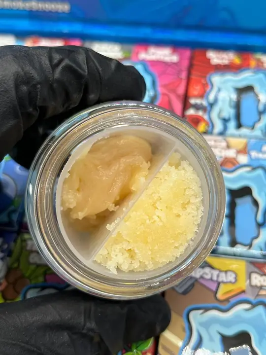 THCCarts Drool Extracts By Snooze Bomb Badder Sugar