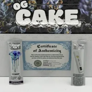 THCCarts Flawless OG Cake Disposable 2G