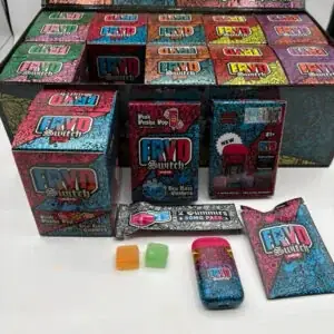 Fryd Pink Pusha Pop + Blue Razz Gushers Switch 2G Disposable With Gummies (Hybrid) (All in one)
