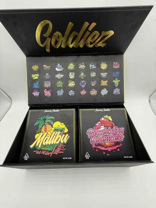 THCCarts Goldiez Luxury Shatter 0.5oz