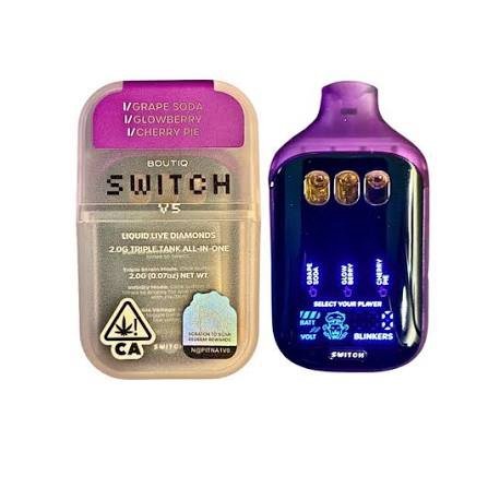 Boutiq Switch “GRAPE SODA” × “GLOWBERRY” × “CHERRY PIE” (INDICA)