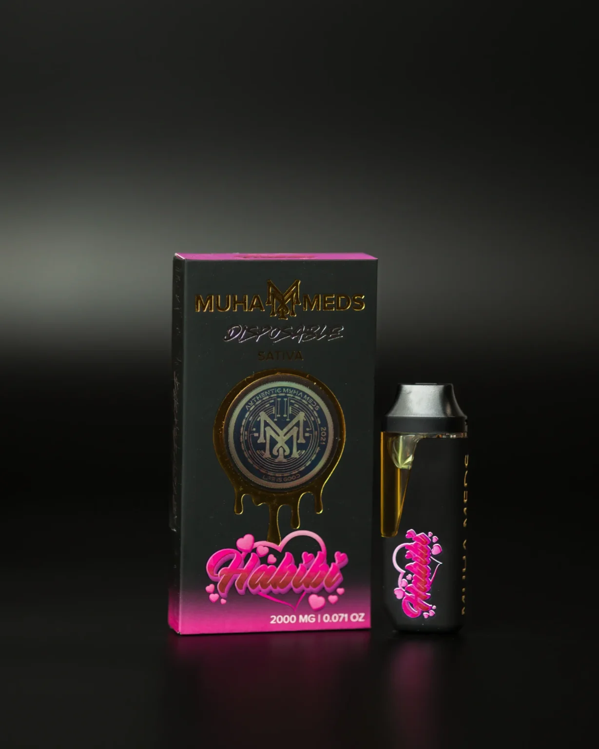 THCCarts HABIBI | SATIVA 2000MG THC