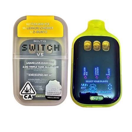 Boutiq Switch “ITALIAN ICE” (HYBRID) × “LEMON CHERRY” (HYBRID) × “Z-RUNTZ” (INDICA)