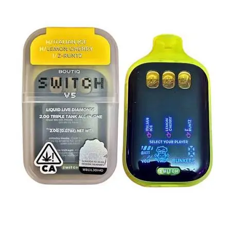 Boutiq Switch “ITALIAN ICE” (HYBRID) × “LEMON CHERRY” (HYBRID) × “Z-RUNTZ” (INDICA)