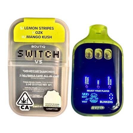 Boutiq Switch “LEMON STRIPES” (S) × “OZK” (I) × “MANGO KUSH” (H)