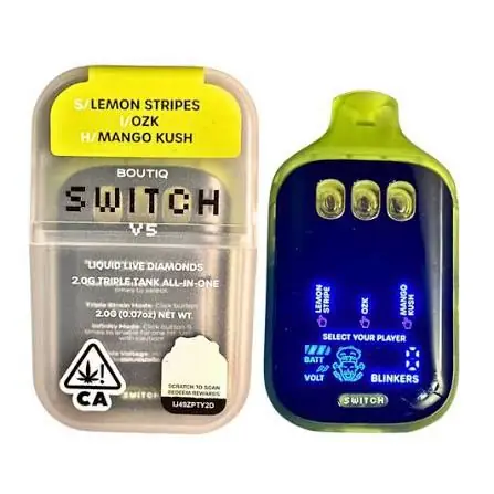 Boutiq Switch “LEMON STRIPES” (S) × “OZK” (I) × “MANGO KUSH” (H)
