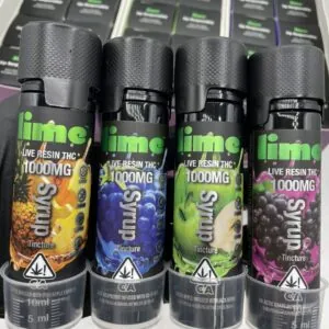 THCCarts Lime Live Resin Thc Syrup 1000 MG