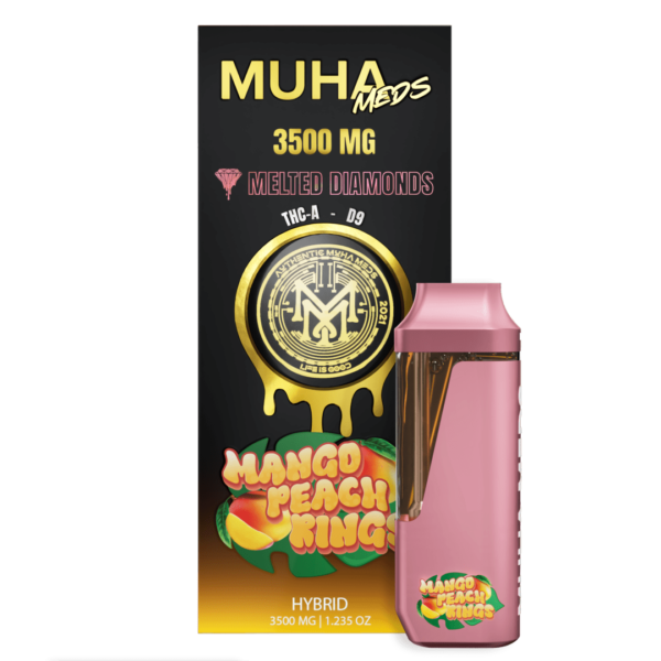 THCCarts Mango Peach Rings 3.5 Gram Disposable