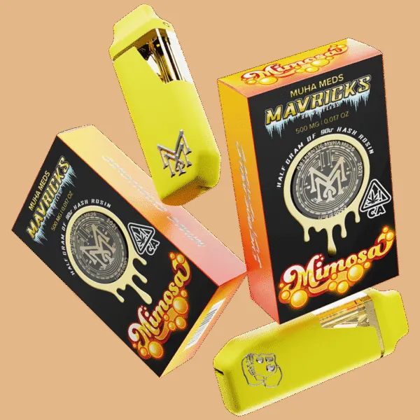 THCCarts MIMOSA SATIVA 500MG HASH ROSIN