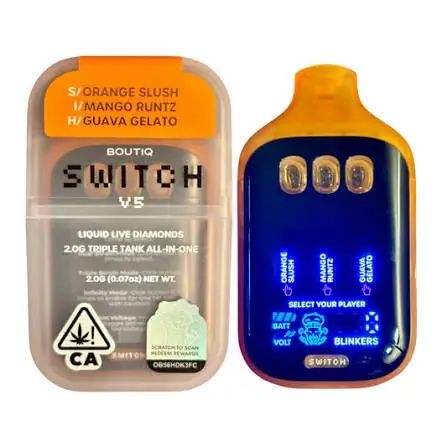 Boutiq Switch “ORANGE SLUSH” (S) × “MANGO RUNTZ” (I) × “GUAVA GELATO” (H)