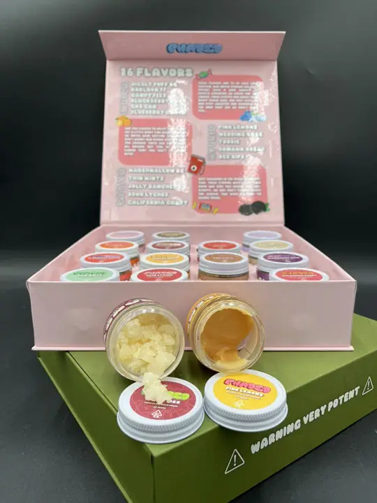 THCCarts Phaded Premium Live Resin Wax 16oz Jars