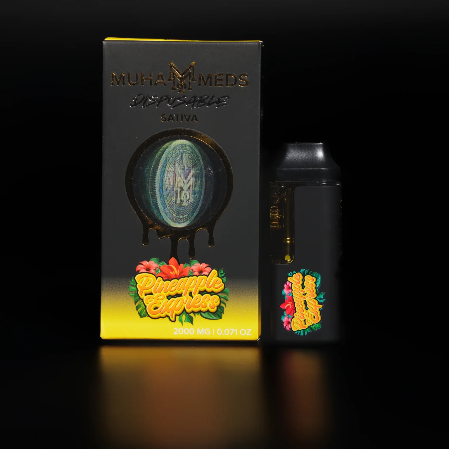 THCCarts PINEAPPLE EXPRESS | SATIVA 2000MG THC