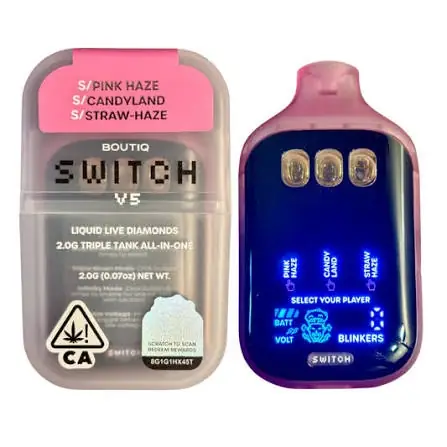 Boutiq Switch “PINK HAZE” × “CANDYLAND” × “STRAW-HAZE” (SATIVA)