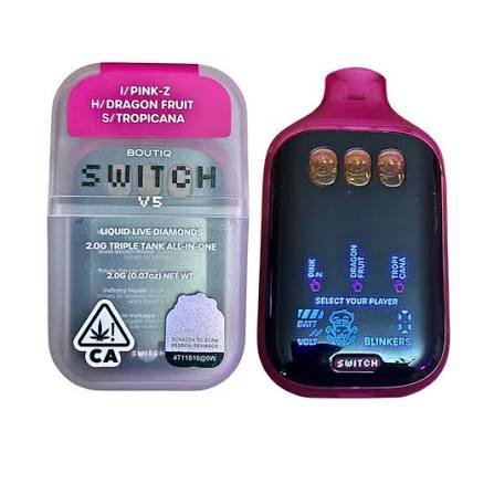 Boutiq Switch “PINK-Z” (INDICA) × “DRAGON FRUIT” (HYBRID) × “TROPICANA” (SATIVA)
