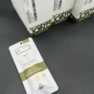 THCCarts RAW GARDEN INFUSED JOINTS W/ Micronized REFINED LIVE RESIN CRUSHED DIAMONDS