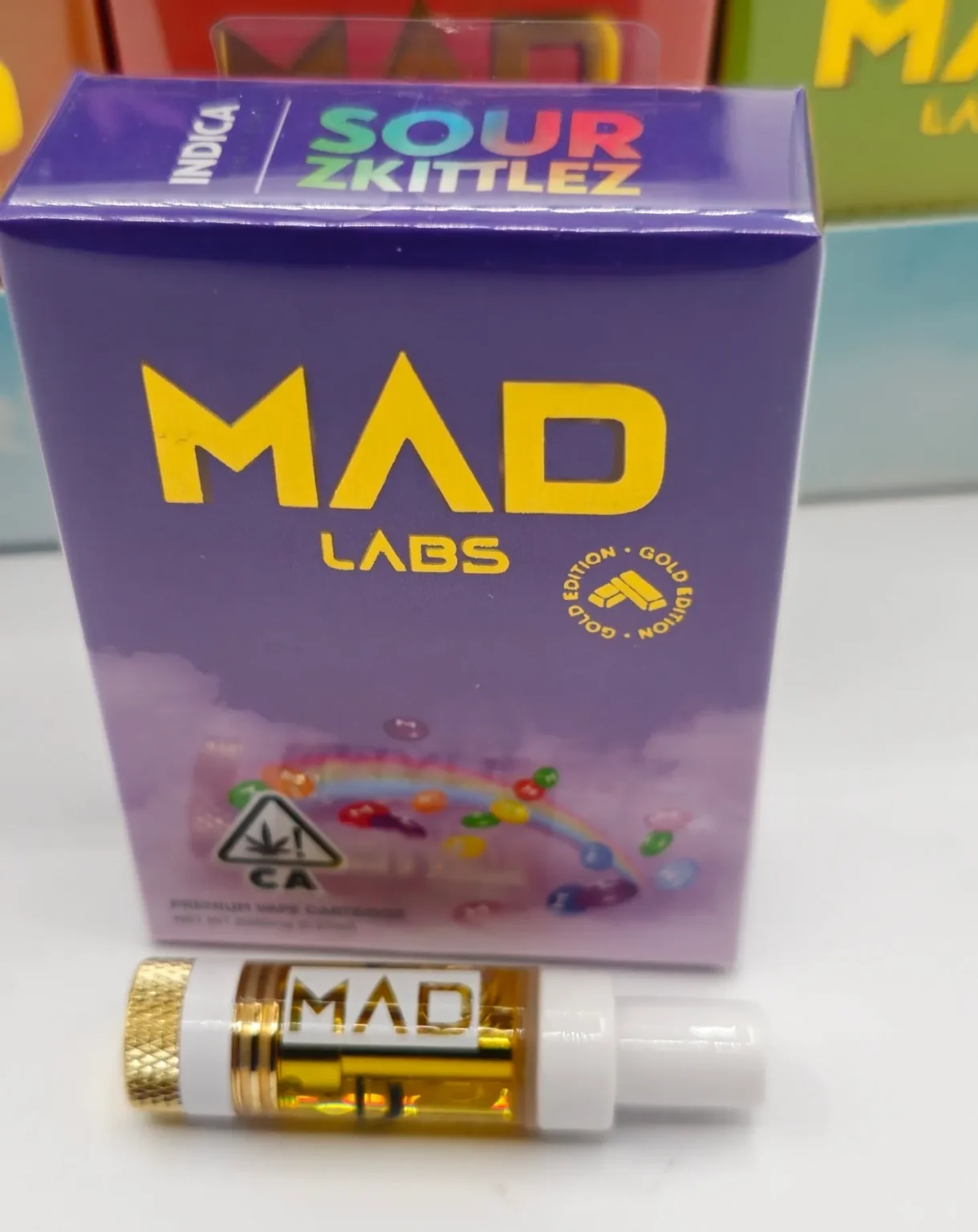 THCCarts SOUR ZKITTLEZ (INDICA)| 2 GRAM CARTRIDGE