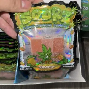 THCCarts Sourz Liquid Diamond Gummies 600MG