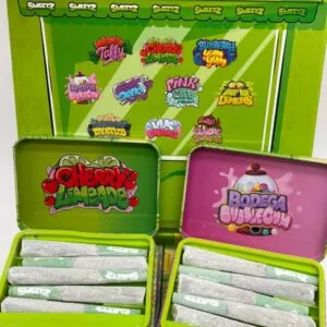 THCCarts Sweetz Pixie Sticks Pre rolls 5PK