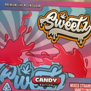 THCCarts sweetz premium live resin sugar badder candy edition