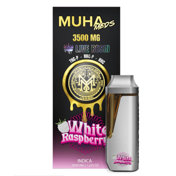 THCCarts White Raspberry 3.5 Gram Disposable